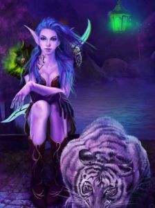 暗夜精靈與寶寶