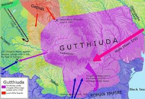 3-4世紀 哥特人已經成長為羅馬東北邊界上的重大隱患