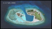 廣金島高清衛星影像圖