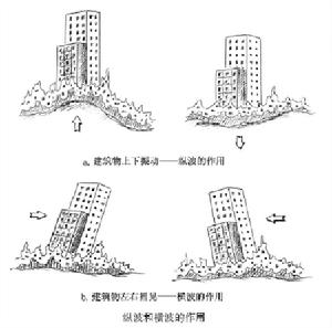 （圖）地震縱波影響圖解