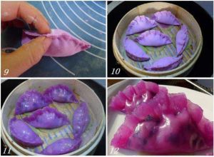 紫水晶韭菜餃