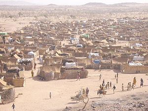 查德的達爾富爾難民營