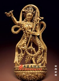 金剛亥母,銅雕鎏金像