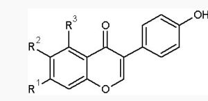 異黃酮結構式