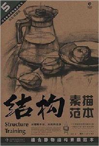 組合靜物結構素描範本 組合靜物結構素描範本