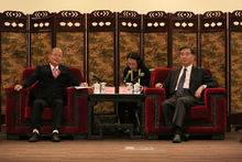 國務院副總理汪洋會見孫大文院士