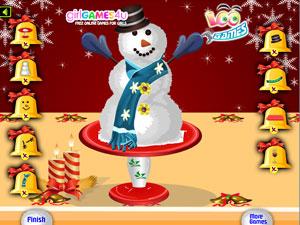 線上玩雪人蛋糕小遊戲