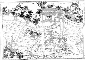 侖後江夏金墩黃氏祖居圖