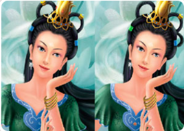 古典美女找不同 古典美女找不同