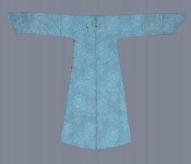 月白色泰西紗常服袍 月白色泰西紗常服袍