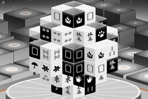 黑白立體麻將 黑白立體麻將