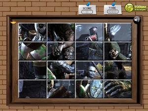 線上玩蝙蝠俠阿卡姆城拼圖小遊戲