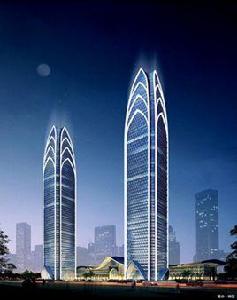 新疆喀什雙子塔大廈 新疆喀什雙子塔大廈