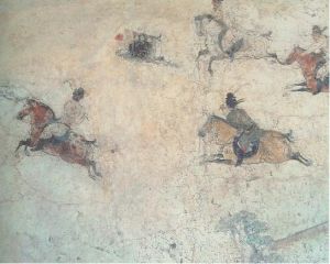 唐章懷太子李賢墓壁畫 唐章懷太子李賢墓壁畫