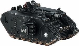 桌遊中作為棋子的十字軍型蘭德襲擊者坦克