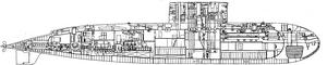基洛級潛艇初期型線圖