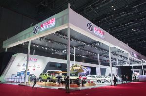 北汽集團車展展台實拍