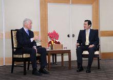 柯林頓與馬英九