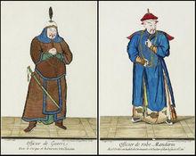 《滿漢服裝圖冊》中的圖片