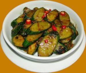 紫蘇煎黃瓜 紫蘇煎黃瓜