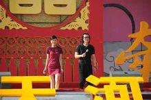 李詠、李冰主持鄖西天河七夕文化節開幕式