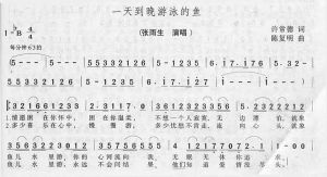 一天到晚游泳的魚簡譜