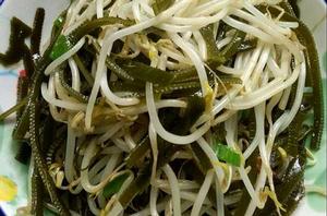 豆芽炒海帶 豆芽炒海帶