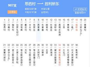 太原公交907支路 太原公交907支路