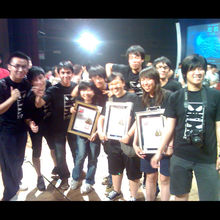 2006屆黑天工作室成員獲獎現場