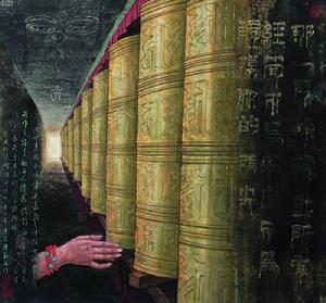 那一月 （中國畫） 89&times;96㎝ 2011年