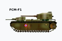FCM F1超重型坦克 FCM F1超重型坦克
