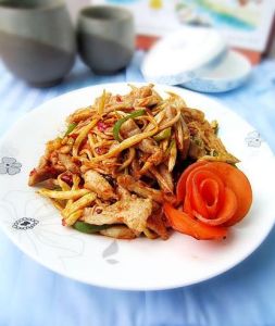 茭白肉絲 茭白肉絲