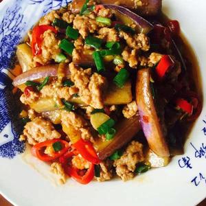 茄子燒肉末 茄子燒肉末