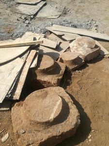 2018年重修時挖掘出的住腳