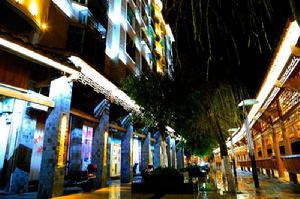 石柱縣濱河路夜景