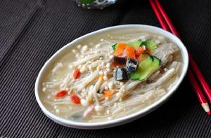 上湯蚝汁金針菇 上湯蚝汁金針菇