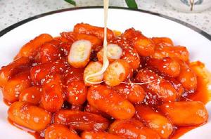 茄汁蝦炒年糕 茄汁蝦炒年糕