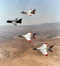 A-7D攻擊機編隊飛行