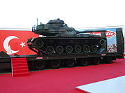 土耳其的M60A3 TTS於安卡拉IDEF'07武器展