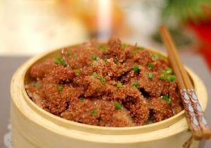 秘制小籠粉蒸牛肉