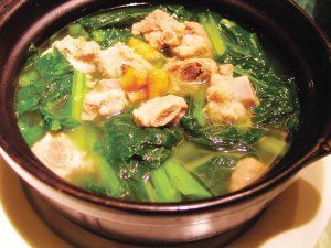 排骨芥菜煲 排骨芥菜煲