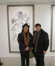 與劉曦林先生合影