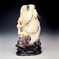 明玉鰲魚花插 明玉鰲魚花插