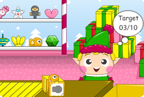 聖誕老人裝禮物