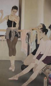 國畫工筆人物-何家英畫