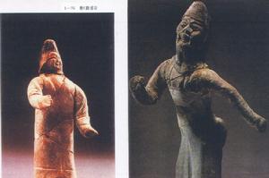 （圖）新疆吐魯番阿斯塔那336號唐墓踏謠娘舞俑