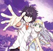 灰村清孝筆下的上條當麻和茵蒂克絲