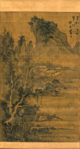 明藍瑛法梅道人山水圖