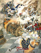 劉繼卣大鬧天宮組畫