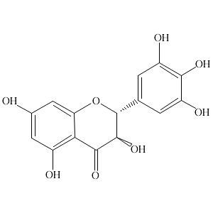 二氫楊梅素分子結構